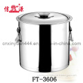 0.8mm Stainless Steel Soup Barrel with Activities Handle (FT-3606)